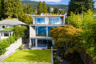 Scandinavian exterior home idea in Vancouver