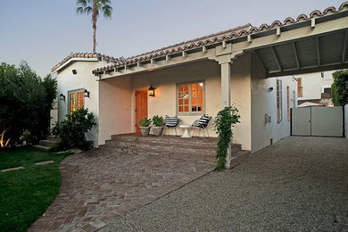 Tuscan exterior home photo in Los Angeles
