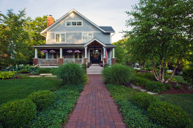 Traditional Exterior by Grant and Power Landscaping