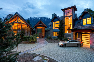 Mountain style exterior home photo in Other