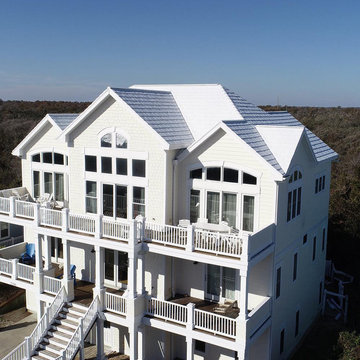 White Metal Roof on a Beautiful Emerald Isle, NC Beach House