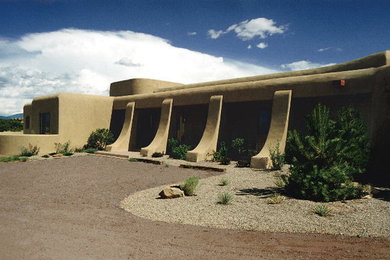 Eclectic exterior home photo in Albuquerque