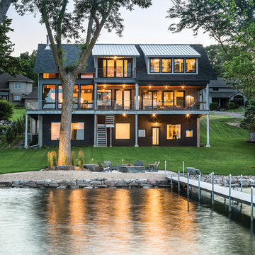 Indulge in the Lake Front View—Made Possible with Custom Doors & Windows