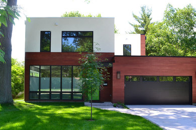 Trendy exterior home photo in Chicago