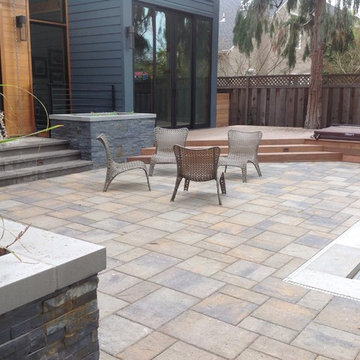 Willow Glen Modern- paver patio