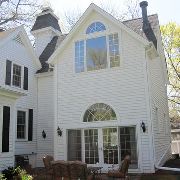 Wilmette, IL Colonial Traditional Style House Exterior Remodel