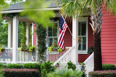 Beach style exterior home photo in Charleston