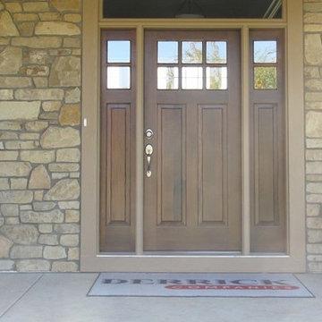 Winchester Natural Stone Veneer Entrance