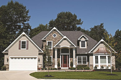 Inspiration for an exterior home remodel in Indianapolis
