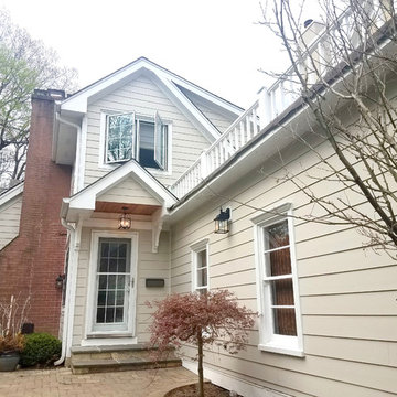 Winnetka, IL Cobble Stone Exterior Hardie Siding