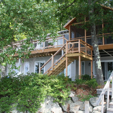 Winnipesaukee lake house updated, expanded and winterized.