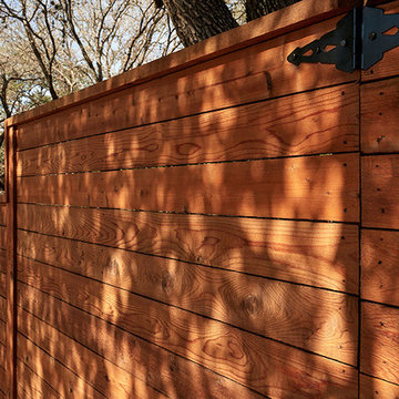 Wood Garden Gate