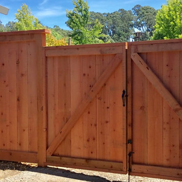 Wooden Double Gate