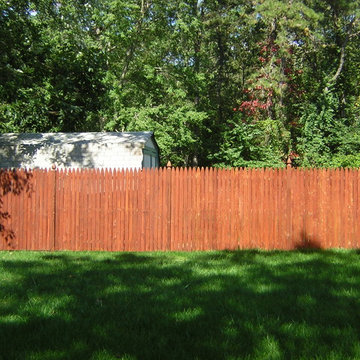 Wooden Fence Powerwashing and Staining in Galloway, NJ