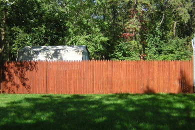 Wooden Fence Powerwashing and Staining in Galloway, NJ