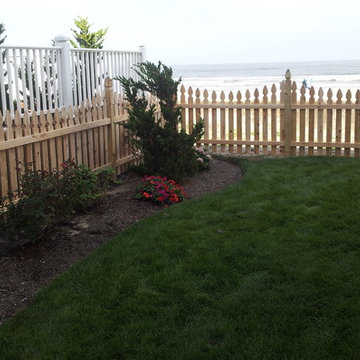 Wooden picket fence and Wooden picket fence gates