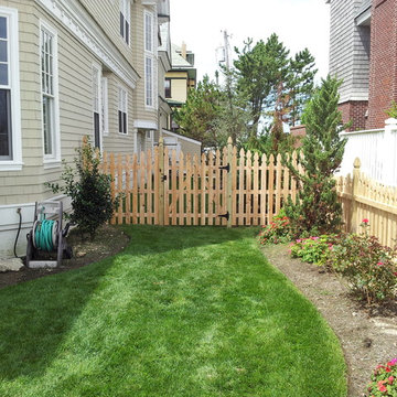 Wooden picket fence and Wooden picket fence gates