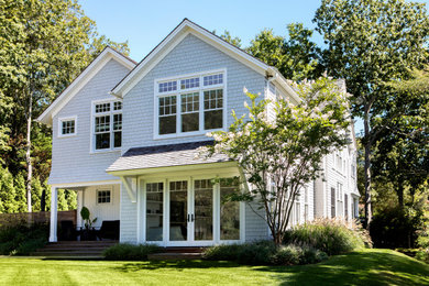 Inspiration for an exterior home remodel in New York