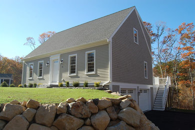 Beach style exterior home photo in Boston