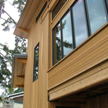Yarrow Point - Northwest Modern Exterior with Cedar Siding