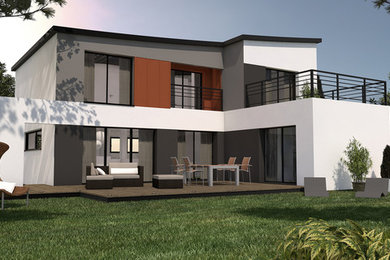 Design ideas for a house exterior in Marseille.