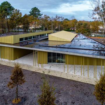 Centre culturel le Pian Médoc : mix photos drone et photos sol