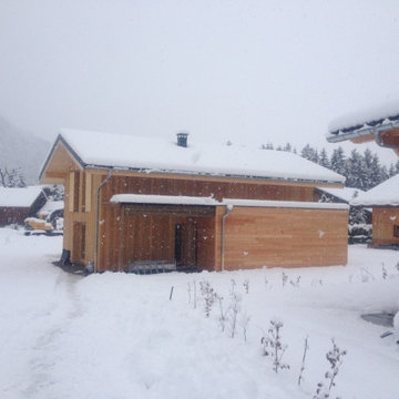 Construction d'une maison bois à Samoëns, vallée du Giffre, Haute Savoie