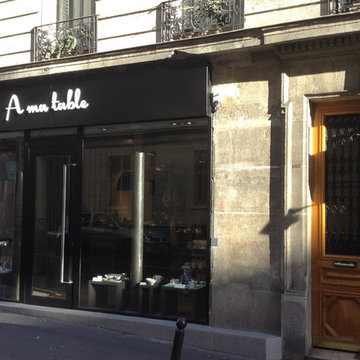 Création d'une boutique parisienne d'art de la table et de design. "A ma table"
