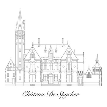 Decoration of Château De Spycker