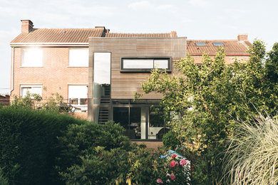 Contemporary house exterior in Lille.