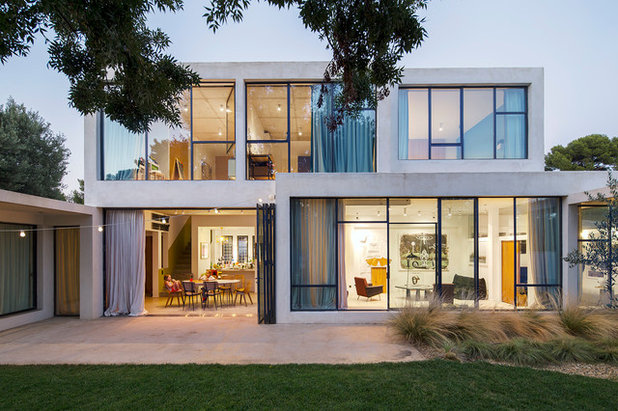 Contemporary House Exterior by Marion Bernard Architectes