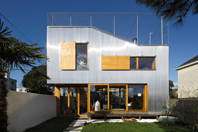 Ispirazione per la facciata di una casa contemporanea