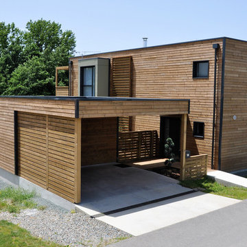 Maison et extension à ossature bois - 286 m² - Saint Denis la Chevasse (Vendée)