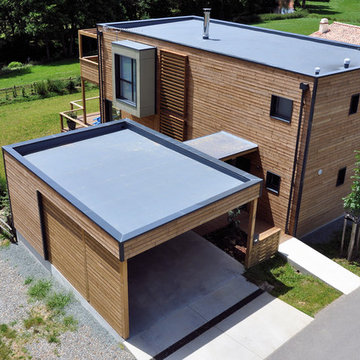 Maison et extension à ossature bois - 286 m² - Saint Denis la Chevasse (Vendée)