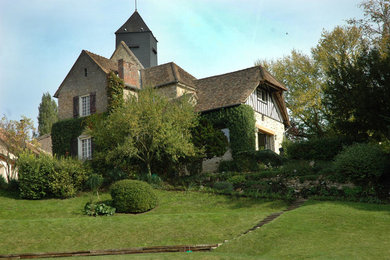 Idées déco pour une façade de maison campagne.