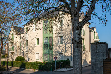 Réfection des façades d’un immeuble à Châteaugiron