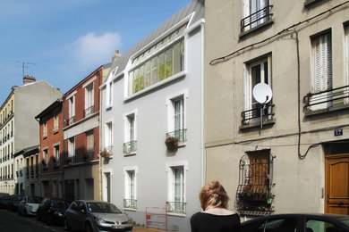 Example of a trendy exterior home design in Paris