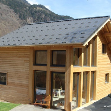 Timber frame house in Chamonix, France