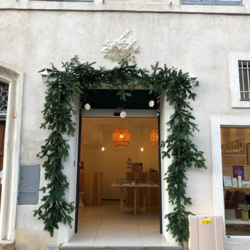 Végétalisation de façade pour Noël
