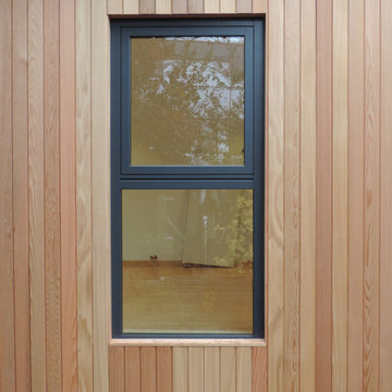 Casa modulare in legno Ecospace - vista infisso apribile