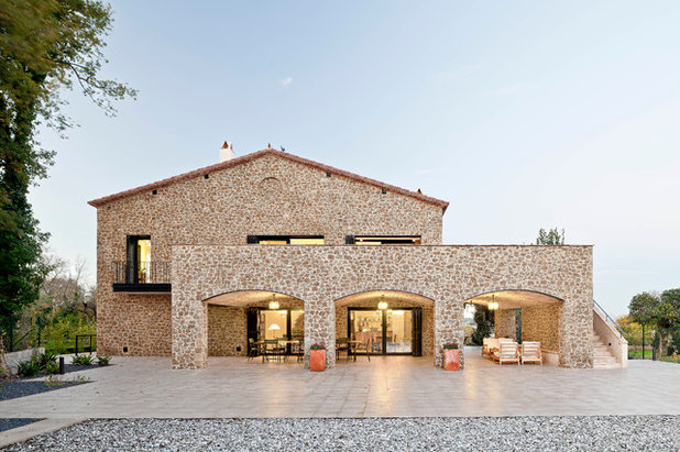 Mediterranean Exterior by DS Architecture and Design