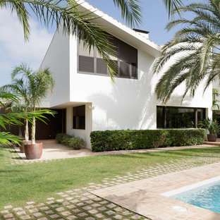 Ideas para fachadas | Diseños de fachadas con revestimiento de estuco