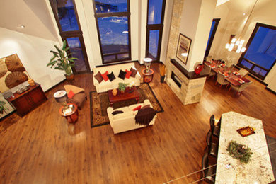 Family room - traditional family room idea in Denver
