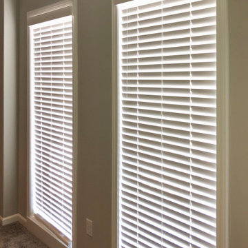 2" Faux Wood Horizontal Blinds with Contour Valance
