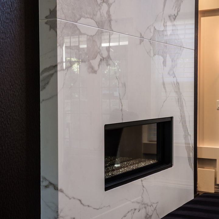 Quartz Fireplace Surround Photos & Ideas Houzz