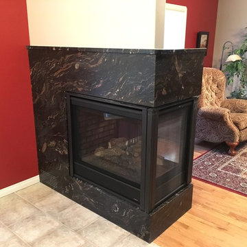 3 sided Fireplace