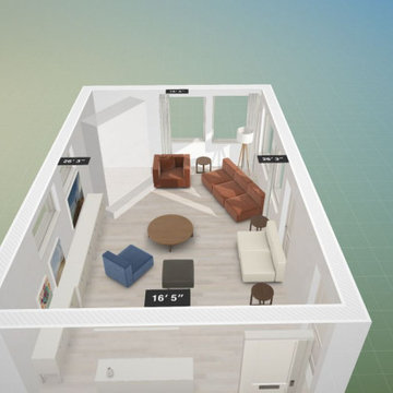 3D  Family room visualizing