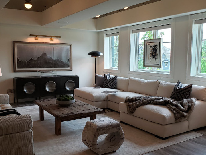 Mediterranean Family Room - Open