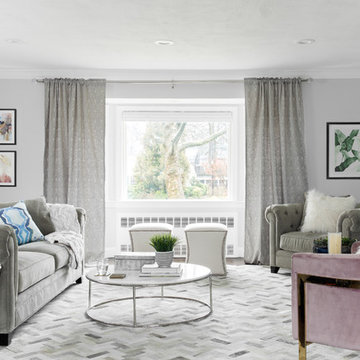 A Family Friendly Mid-Century Modern Makeover