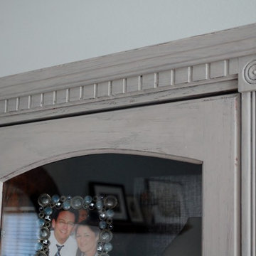 Affordable Entertainment Center Makeover with Chalk Paint